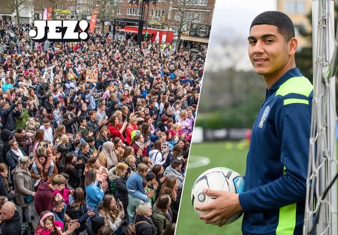 JEZ! liet woensdag de massa uit de bol gaan tijdens een gratis concert in Aalst.  In Antwerpen roept  Amin Senmar (18) op tot steun voor de City Pirates.