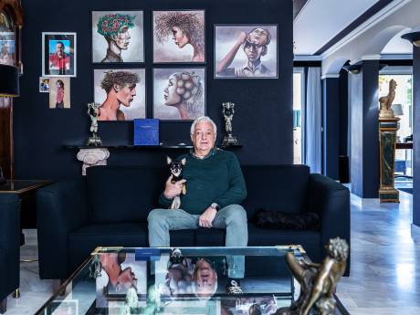 Kunstschilder Peter werd plotseling blind: ‘Ineens was het allemaal afgelopen. Ik was mezelf totaal kwijt’