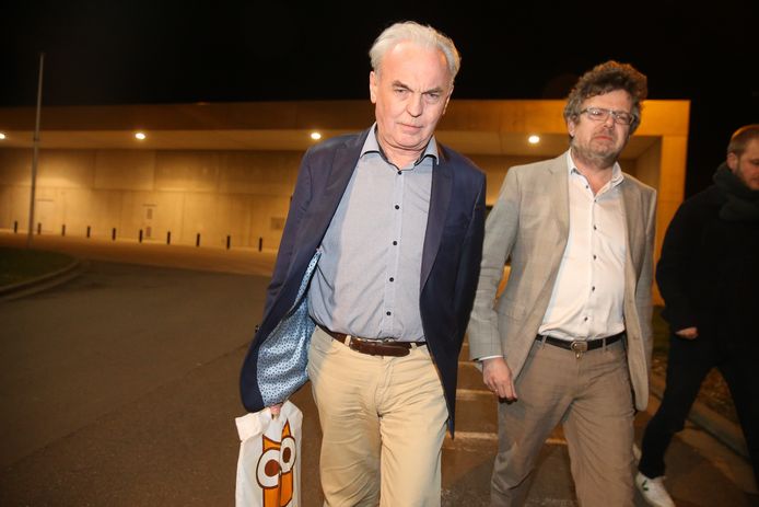 André Gyselbrecht, lors d'un congé pénitentiaire, en février