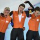 Nederlandse mannen winnen goud op ploegachtervolging