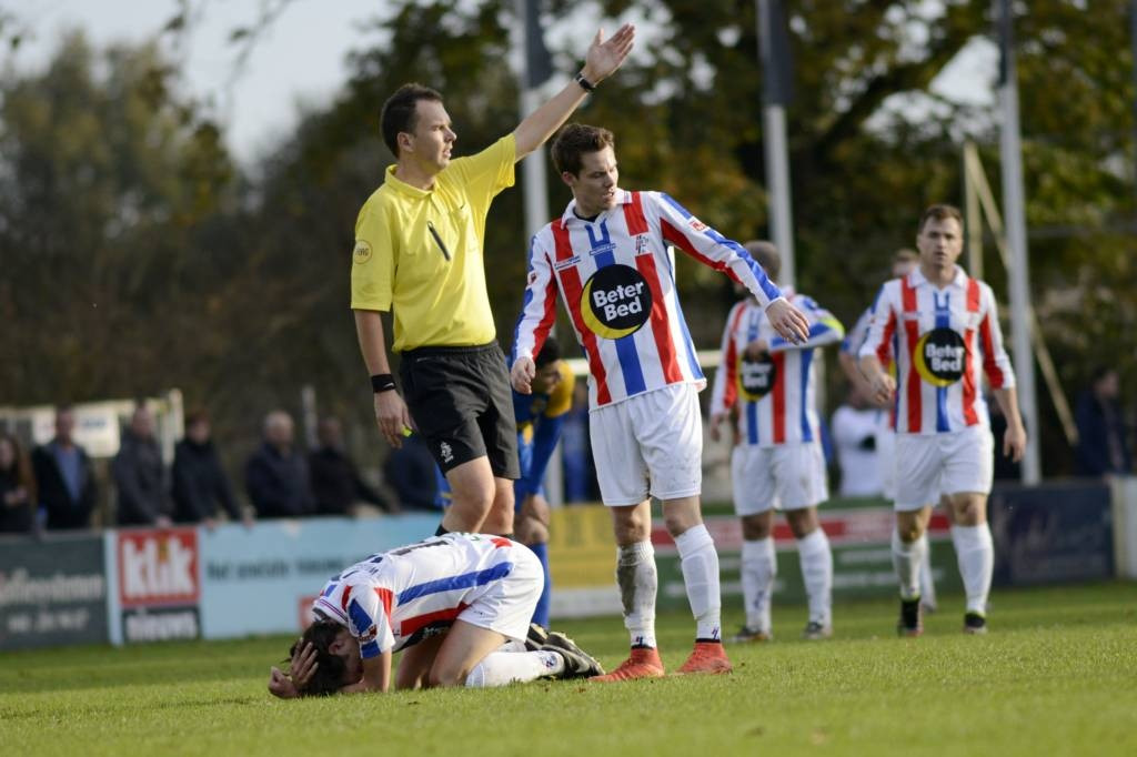 Blauw Geel 38 wint derby in Uden van UDI 19 Foto bndestem.nl