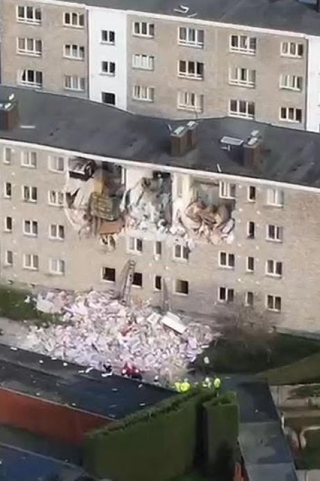 Explosion à Turnhout: des images de drone montrent l’ampleur des dégâts