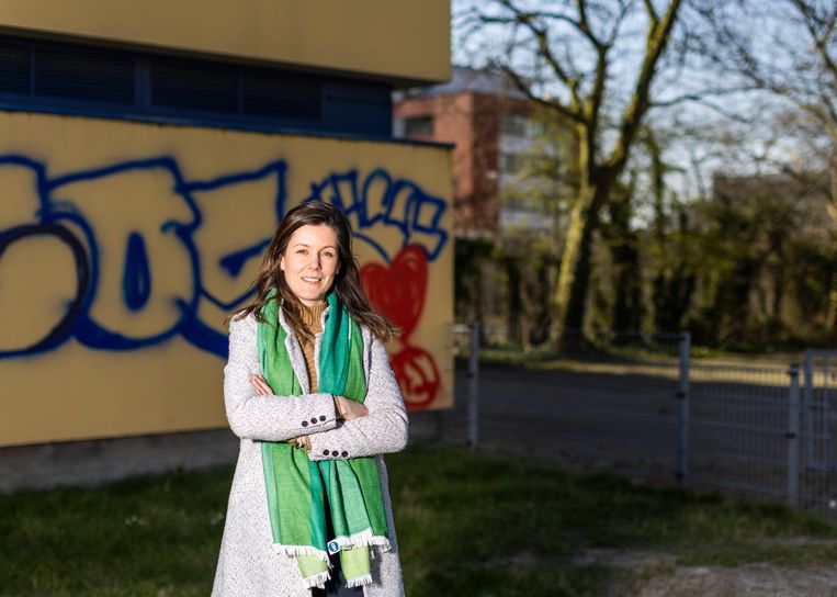 Josine Heijnen, raadslid voor het CDA in Leiden. Beeld Jiri Büller / de Volkskrant