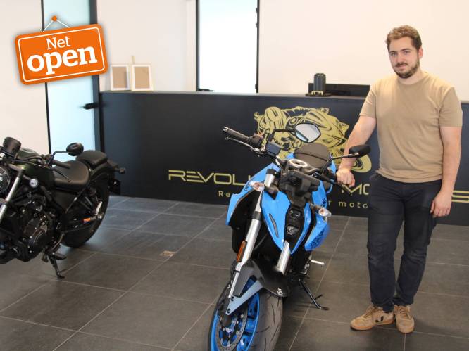 Carlo Mespreuve (28) maakt met Revolution Motors zijn droom waar: “Mensen kunnen hun motor in onze showroom te koop komen zetten”