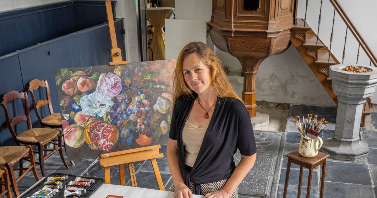 'Mural’ 700 jaar Ovezande: ‘Ik hoop dat dorpsgenoten mijn kunst als hun eigendom beschouwen’