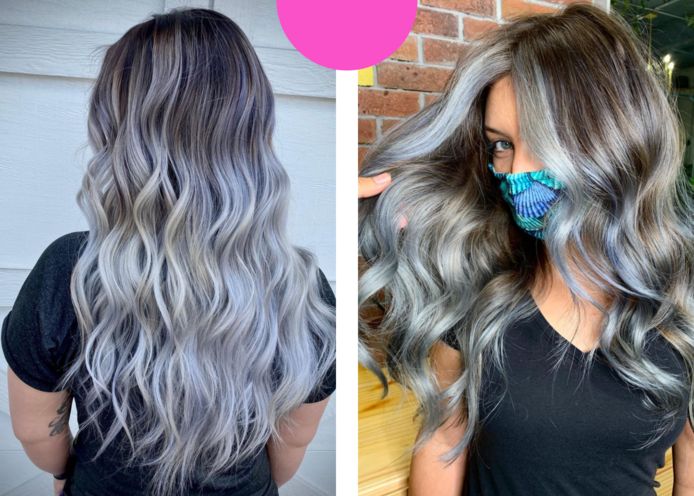 Van 'silver vixens' tot titanium: In 2021 grijs haar officieel hip, bewijst nieuwe populaire haarkleur | Mode & | hln.be