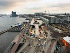 Live meekijken met de bouw van het spoor aan de Dijksgracht in Amsterdam