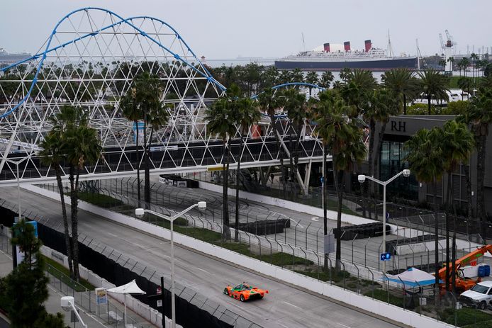 Het circuit van Long Beach.