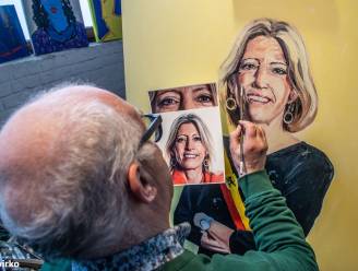 André Van Schuylenbergh (71) schilderde het portret van Ilse: “Het allermoeilijkst? Haar lach”
