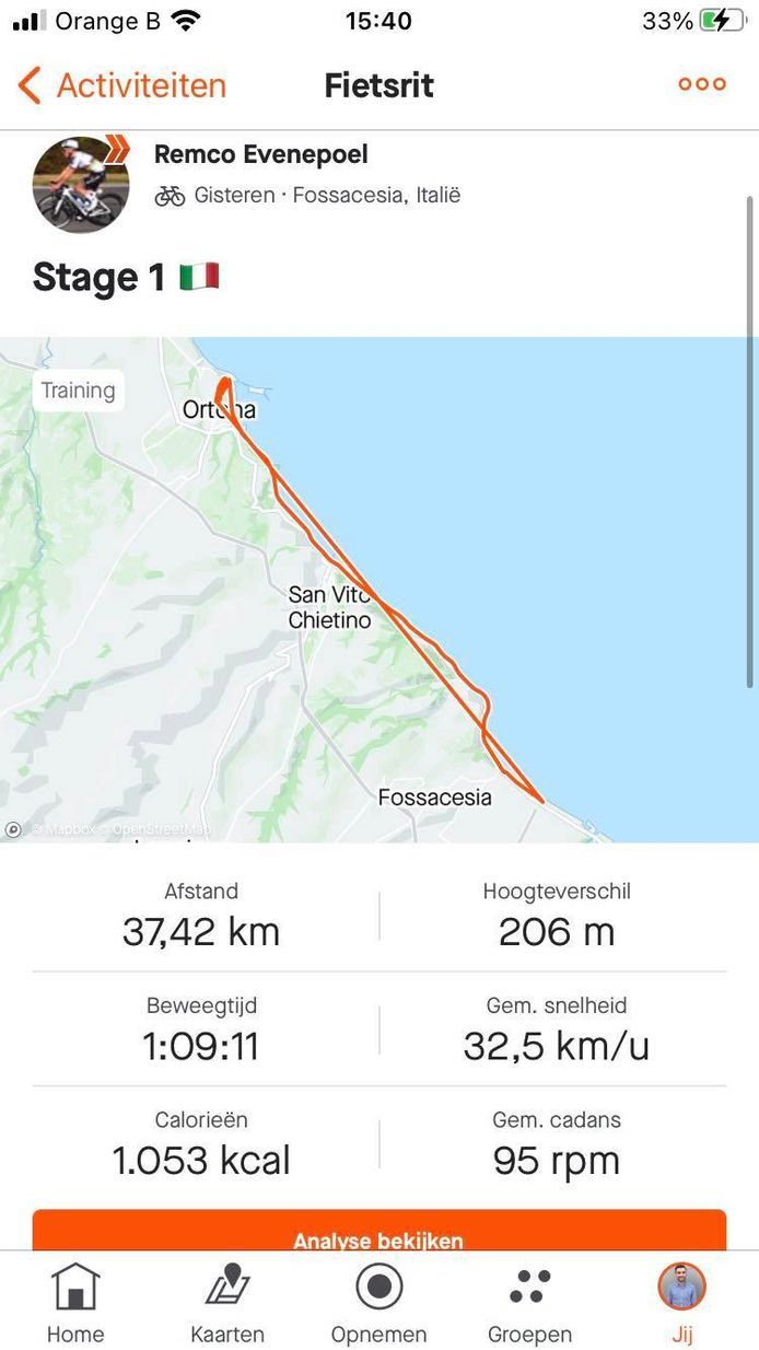 Strava Remco Evenepoel