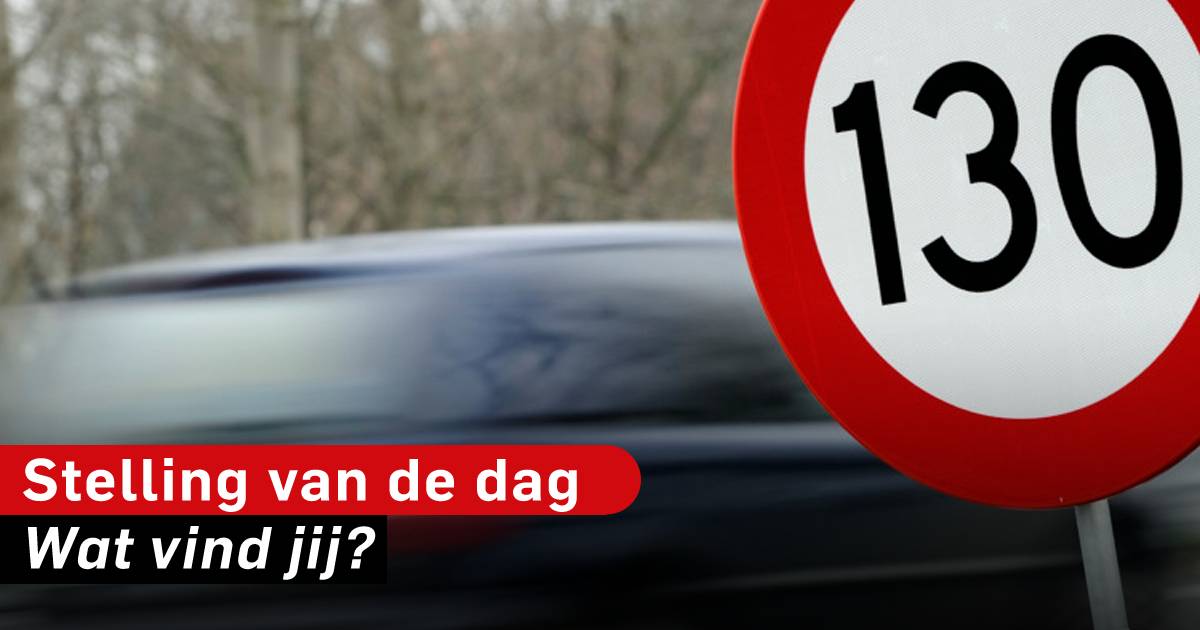 Stelling | De maximumsnelheid op snelwegen moet terug naar 130 ...
