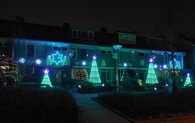 Wil je zien: deze kerstlichtshow aan de Rode Kruislaan in Eindhoven