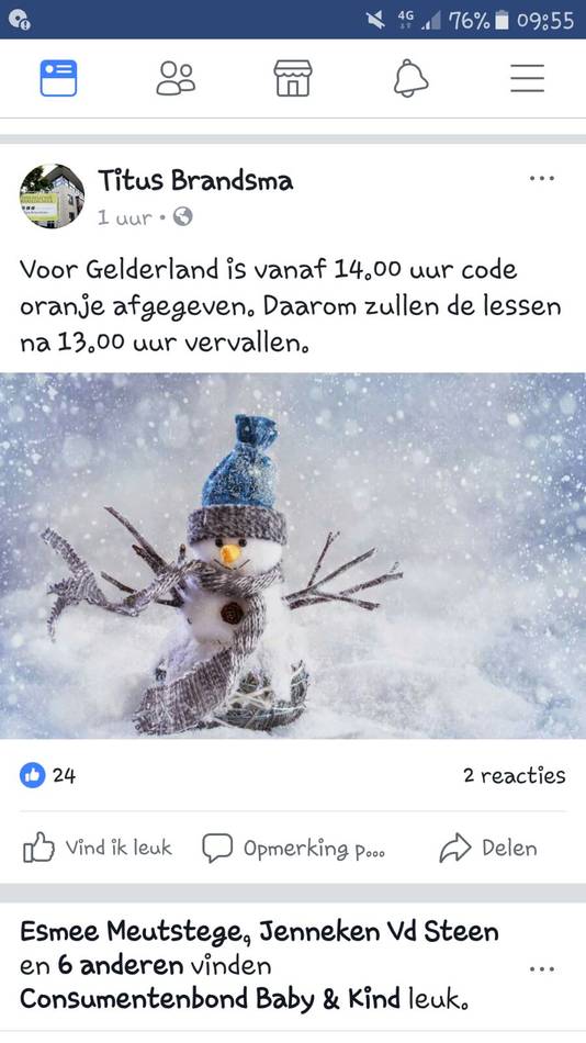 Scholen Geven Leerlingen En Studenten Sneeuwvrij Arnhem E O Gelderlander Nl