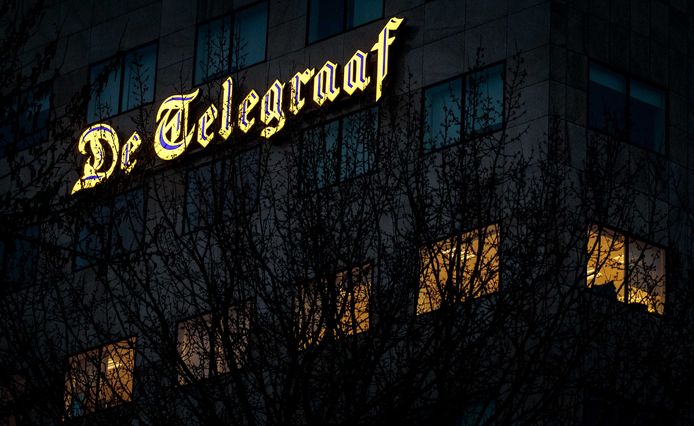 Het hoofdkantoor van de Telegraaf Media Groep (TMG) in Amsterdam.