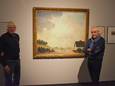 Curators Piet Deceuninck en Willy Thijs openen de nieuwe expo 'Landschap in verandering'.