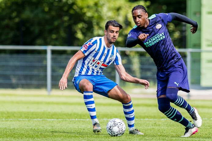 Pablo Rosario deze week tijdens het oefenduel van PSV met FC Eindhoven.