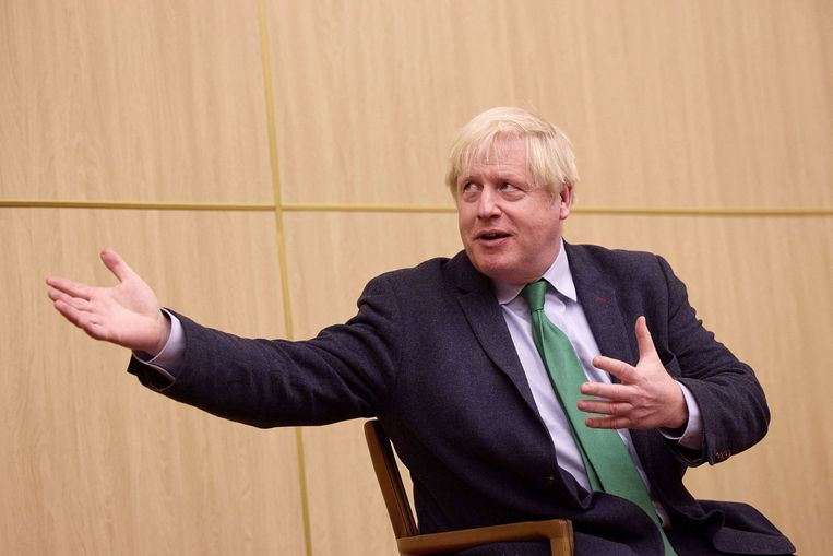 Former British Prime Minister Boris Johnson.  Image by AFP