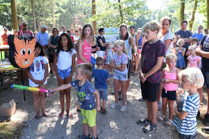 De speeltuin in Overloon werd in juli 2018 officieel geopend.