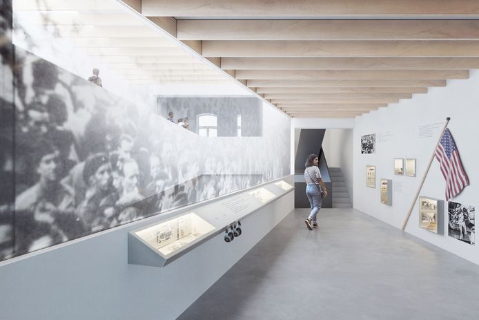 Een simulatie van het nieuwe museum.