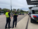 Politiecontrole langs de A15 bij Herveld