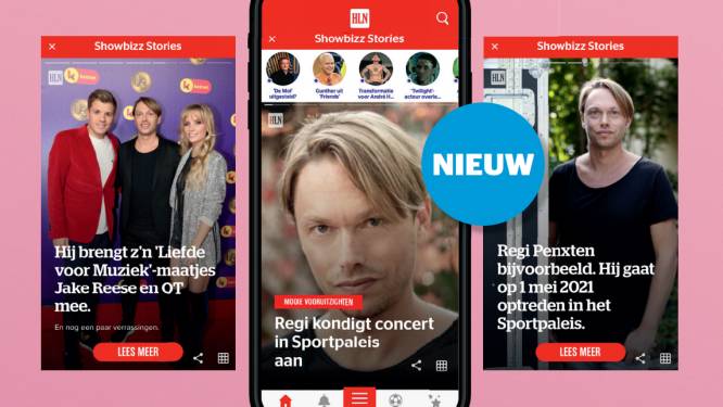 Nieuw in de HLN-app: Showbizz Stories. ‘Blader’ door de beste Showbizz-verhalen van de dag.
