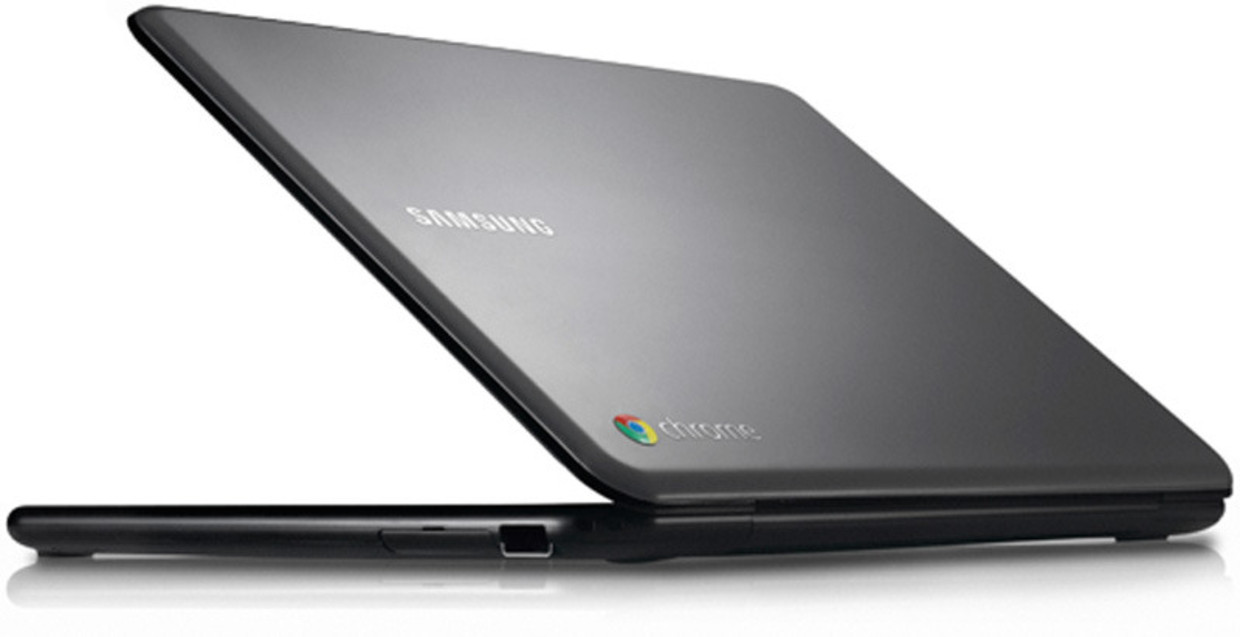 De Chromebook van Samsung en Google. (foto via Google) Beeld 