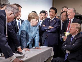 "Als een renaissance-schilderij': is de foto van Merkel en Trump nu al hét nieuwsbeeld van het jaar?