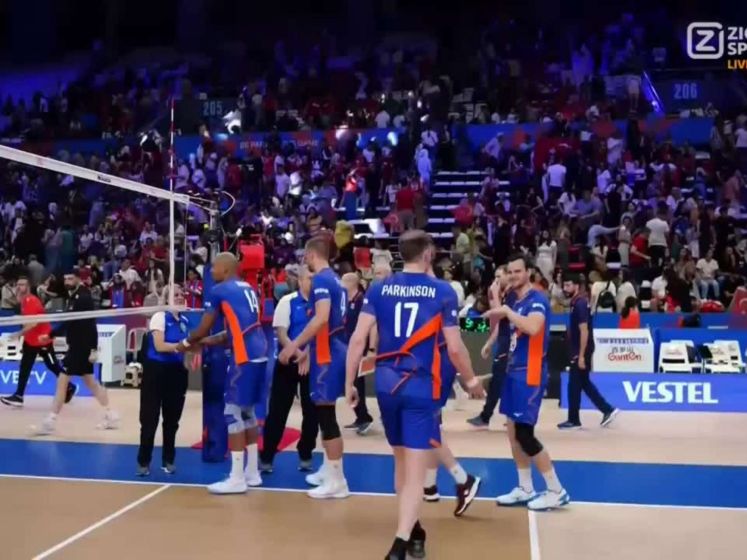 Nederlande volleyballers verslaan Turkije in Nations League