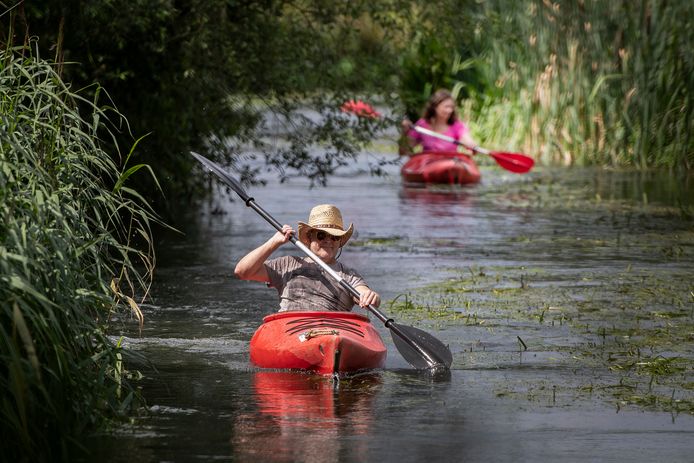 Kanoën op de Dommel door natuurgebied De Plateaux.