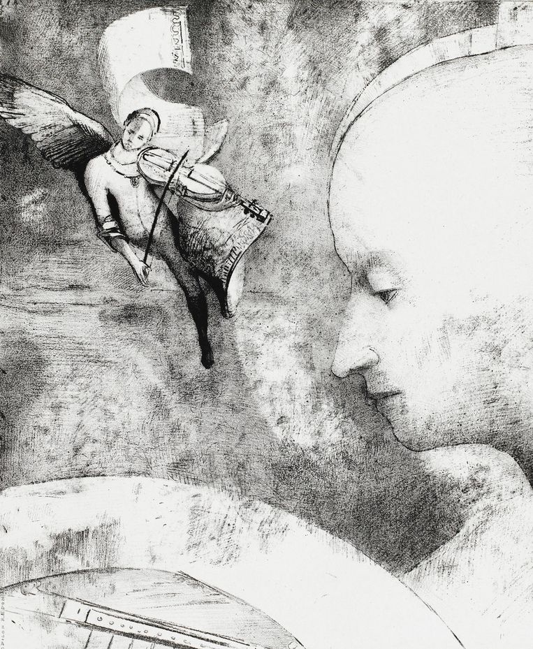 'De hemelse kunst', 1894. Beeld Odilon Redon, Kröller-Müller Museum