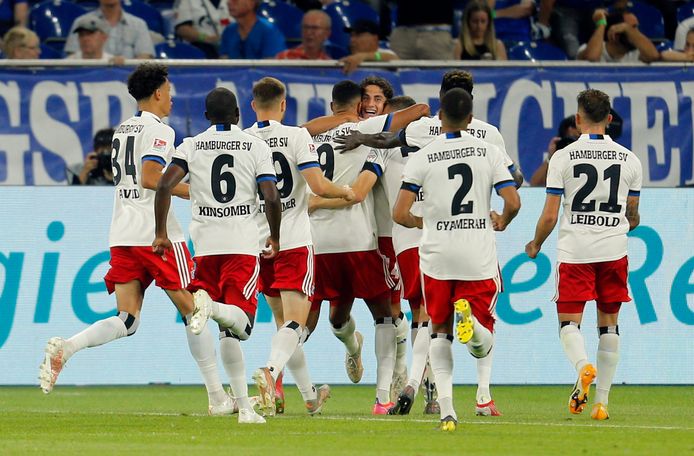HSV viert de gelijkmaker van Robert Glatzel.