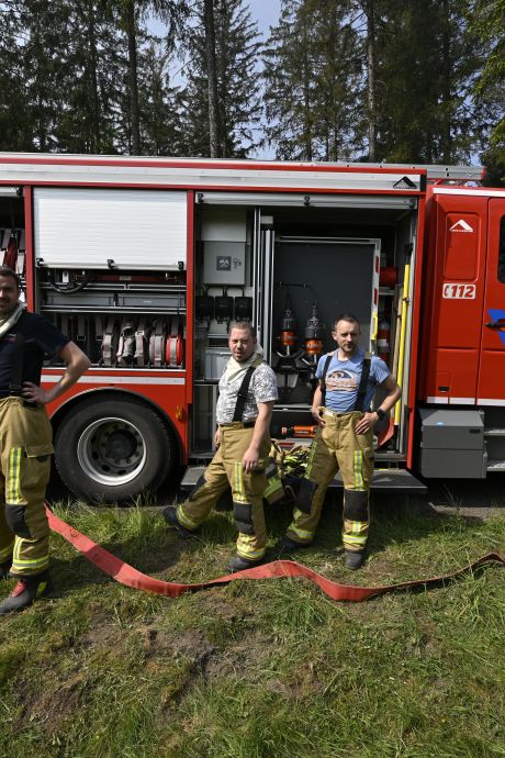 Nuit calme pour les pompiers qui ont fait de la surveillance active dans la zone sinistrée des Fagnes