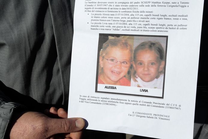 Al momento è richiesto un avviso per trovare Livia e Alicia Shepp, entrambe rapite dal padre, il 30 gennaio 2011.