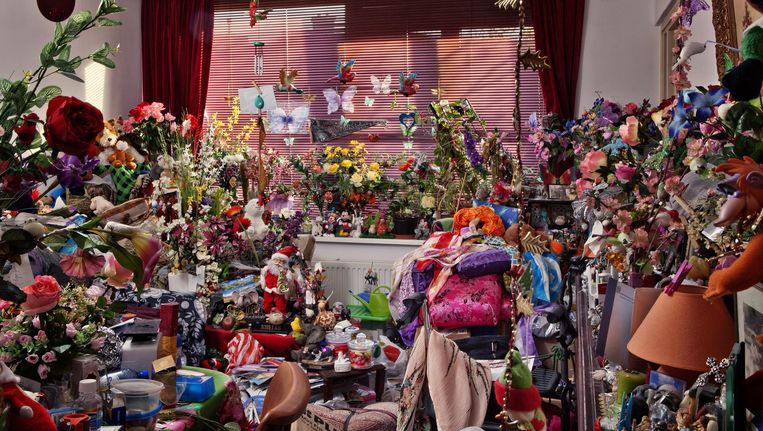 Uit de serie 'Stillevens'van Mark van der Zouw en Corné van der Stelt, van huizen van hoarders vlak voor ze worden ontruimd. Beeld Mark van der Zouw en Corné van der Stelt