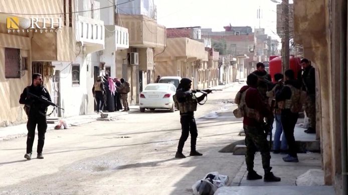 In Hasaka werd ook vandaag gezocht naar militanten van IS.
