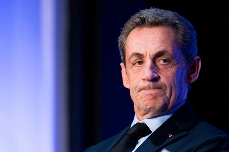De Franse oud-president Nicolas Sarkozy. Beeld AFP