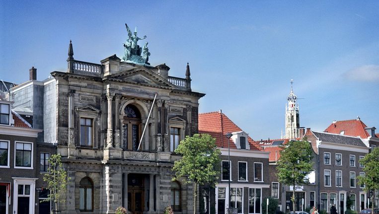 Teylers Museum aan het Spaarne in Haarlem. Beeld Joost van den Broek / de Volkskrant