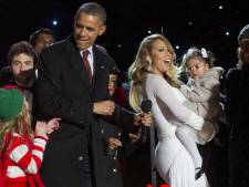 Zoontje Mariah Carey gaf over op de jurk van Michelle Obama