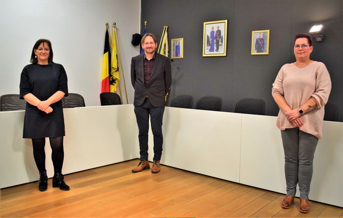 Heidi Schaght (SamenPlus), Koen Buysse (Anders) en Saskia Clinckemaillie (SamenPlus).