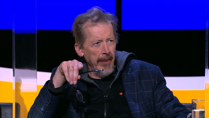 Jan Rot tijdens de kwartfinale.