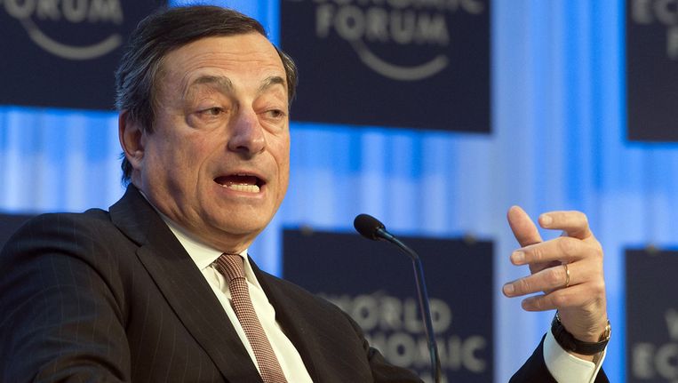 ECB-president Mario Draghi. Beeld ap