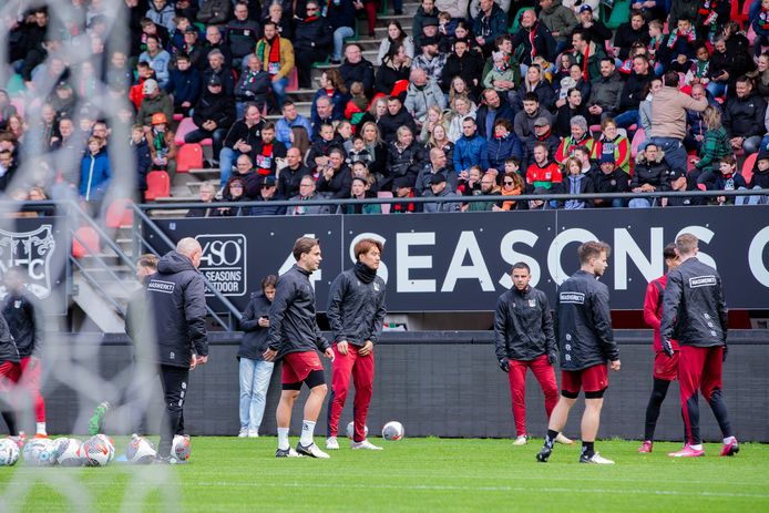 NEC traint voor de laatste keer in aanloop naar de bekerfinale tegen Feyenoord.