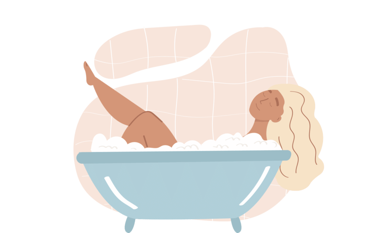 Vergeet massages en zonvakanties: een badbevalling, dát is het ultieme relaxen. Toch? Beeld Getty Images