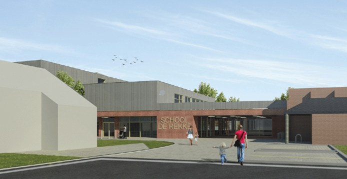 Een 3D-beeld van hoe de nieuwbouw eruit moet zien