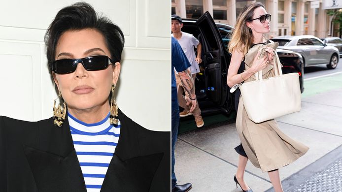 Left: Kris Jenner.  Right: Angelina Jolie.