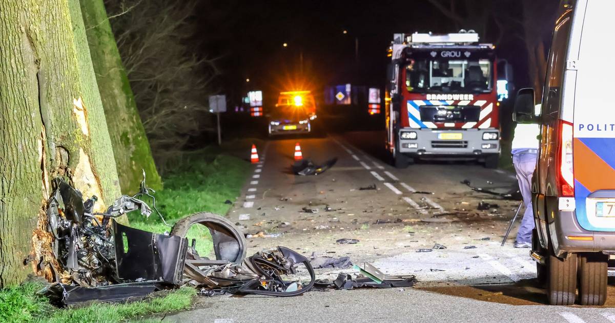 Vier mannen verongelukt in Friese Jirnsum, niet eerste dodelijke drama op ‘gevaarlijke’ weg.