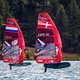 Windsurfers leveren op nieuwe plank waar spektakel
