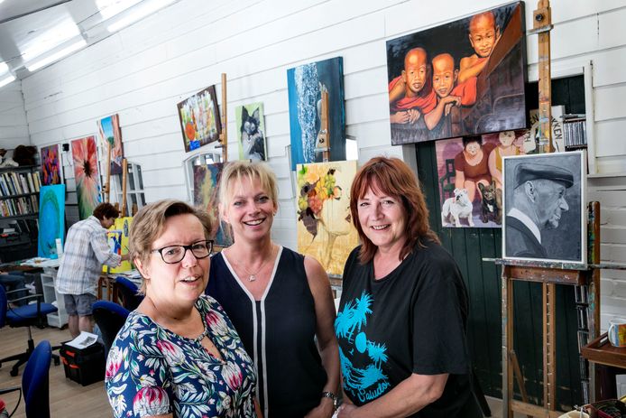 Cabrina Coenen, Miranda van Vlerken en Hanneke van der Zanden (vlnr).