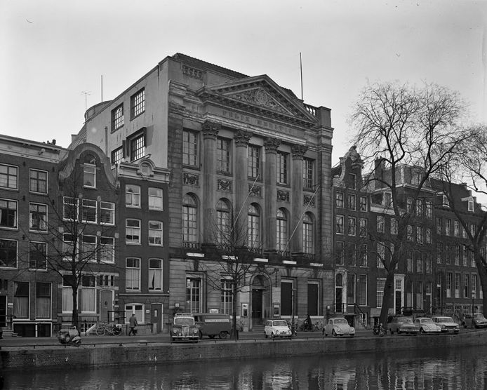 Felix Meritis aan de Keizersgracht, begin 1963.