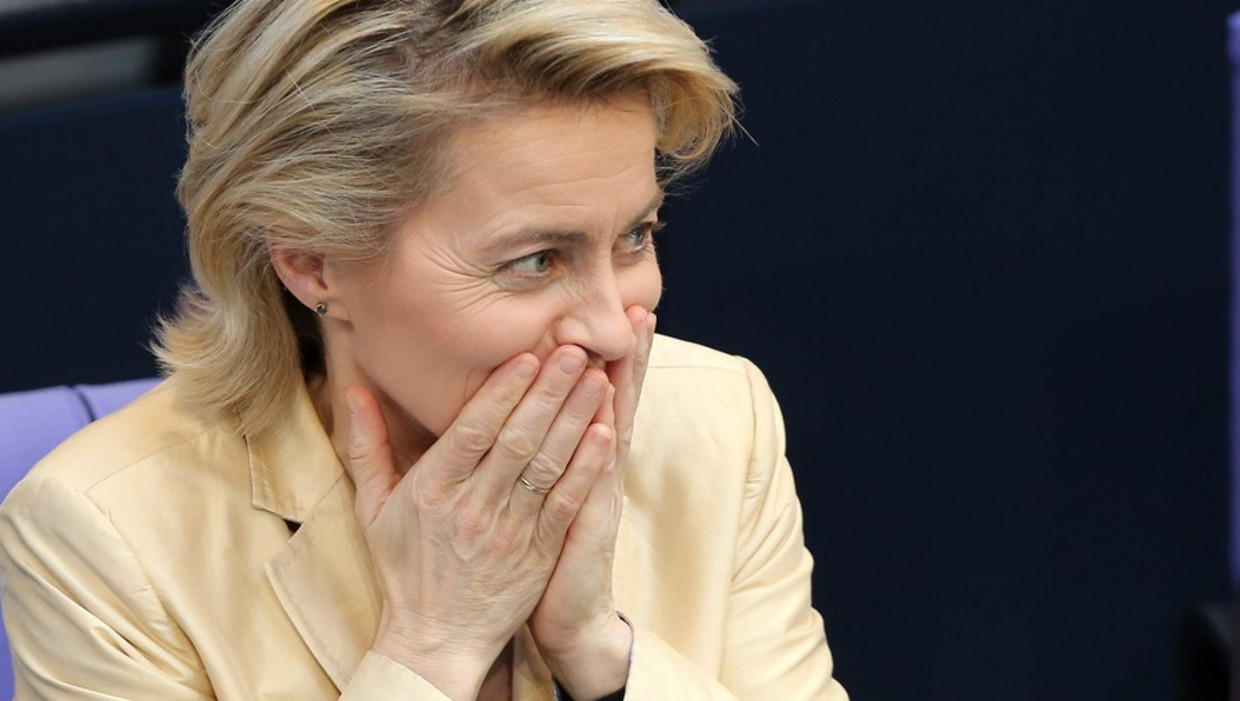 De Duitse minister van Werk en Sociale Zaken Ursula von der Leyen Beeld epa